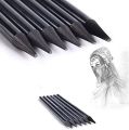 Set of 6 - Soft Medium and Hard Drawing Woodless Charcoal Pencils for Sketching, Shading, Beginners & Journaling - Black Charcoal Pencil for Drawing, Writing, Shading, Coloring, Soft Pencil No Wood, Gift for Artist, Hobbyist, Beginner. 
