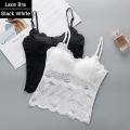 Bra Lace Bra camisole Padded Bra No wires Wrapped Chest. 