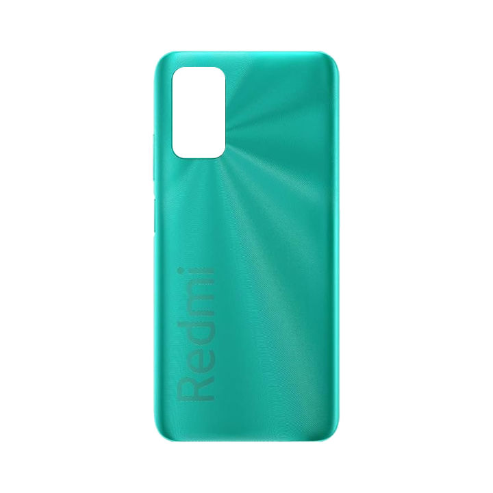 Xiaomi Redmi 9T Rear Back Body Casing Housing Replacement Battery Back Door With Side Buttons For Redmi 9T - Green