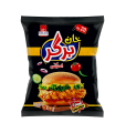 Khan Food Khan Burger Snacks Rs.20/- Pack of 15 Pouches. 