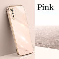 For Vivo S1 Back Cover Shiny Plating Square Bumper Soft Silicone Shockproof Protective Case. 