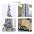Odeez The Burj Khalifa Tower Dubai Construction Building Blocks Model 555 Pieces. 