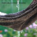 Black color Sun shade net ,high quality, with loops & rings on every 3 feet distance on all sides and all sides double stitched with cotton nawar.. 