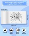 Thermal Printer Printing Paper Roll 57*25mm for Portable Bluetooth Mini Printer for Printing Photos/ Pictures/Office Receipt/Labels/Note/QR Code/Labels/Memo. 