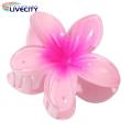 Fashionable Hair Catcher Gradient Color Flower Hair Claw Clip Anti-slip Design Stylish Hair Pin for Women Headwear Tool Hair Claw for Women. 