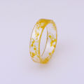 Carat Finger Circle Retro Retro Transparent Ring. 