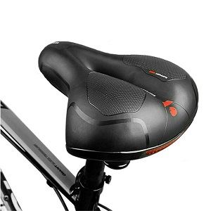 Bike Bits Bazaar Comfortable Wide Soft Seat/Saddle for Giant Mountain Bike/ cycle seat/ soft seat for cycle/ seat for exercise & outdoor and indoor bicycles.