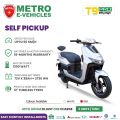 METRO T9 PRO Electric Scooter E-bike - Red / Silver Gray. 