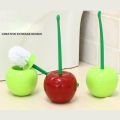 Toilet Brush And Holder Creative Cherry Shape WC Toilet Cleaning For Bathroom Lavatory Long Handle Toilet Bowl Brush. 