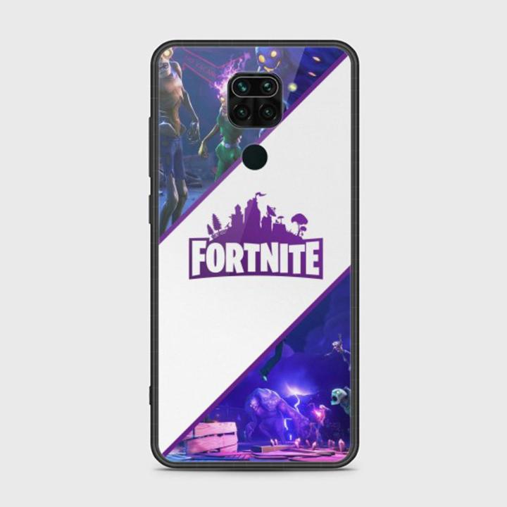 Xiaomi Redmi Note 9 Cover - SkinLee HQ Infinity Glass Case (Soft) - Fortnite Sleepy Motel - SKINLEE-527-1-891-507