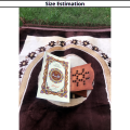 Plastic Rail for Quranic Book Stand / Islamic Book Holder | Sutrah for Namaz front. 