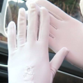 Hijab Gloves for Women and Girls - Full Finger, Stretchable, Black/White/Skin Long Gloves for Muslim Wear. 
