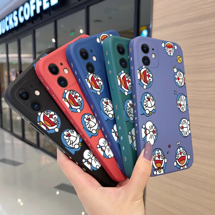 YIWESAN%20for%20vivo%20X23%20Case%20Fashion%20Cartoon%20Cute%20Doraemon%20Thin%20New%20Design%20Phone%20Case%20Side%20Square%20Edge%20Protect%20Softcase%20Pattern%20Silicone%20Casing%20Cover%20Shockproof%20Cases%20-%20Image%202