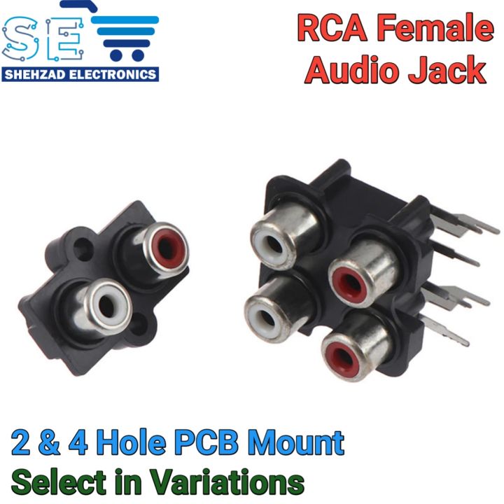 RCA Female Stereo Audio Jack Socket Connector