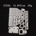 Splicing Polygon Box Number Metal Cutting Dies Shape Scrapbooking Craft Die Cut Stencil Card Make Mould Sheet Decoration Design. 