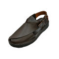 Punto Zero Brown Leather Peshawari Chappal. 