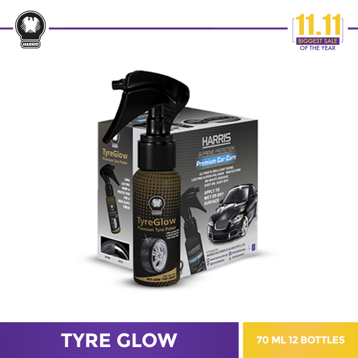 Harris Tyre Glow 70ml (12 Pcs)