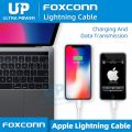 Original FOXCONN Apple Lightning Cable For Apple iPhone / Iphone Data Cable iPhone 5, iPhone 5S, iPhone 5C, iPhone 5SE, iPhone 6, iPhone 6S, iPhone 6 Plus, iPhone 6S Plus, iPhone 7, iPhone 7 Plus, iPhone 8, iPhone 8 Plus, iPhone X, iPhone XR, iPhone XS, i. 