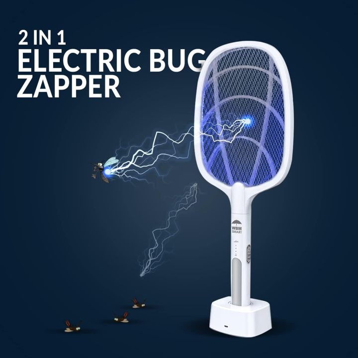 Trap Racket Mosquito Racket 2 In 1 and Single Electric Mosquito Killer With UV ...
