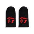 Professional Freefire Gaming Finger Sleeves For Mobile Games 1 Pair Anti-sweat Breathable Lycra Carbon Fiber and Fabric Suitable For Tablet Screen Touch. 