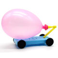 DIY Balloon Powered Car Recoil Force Physics Experiment Educational Kids Toy. 