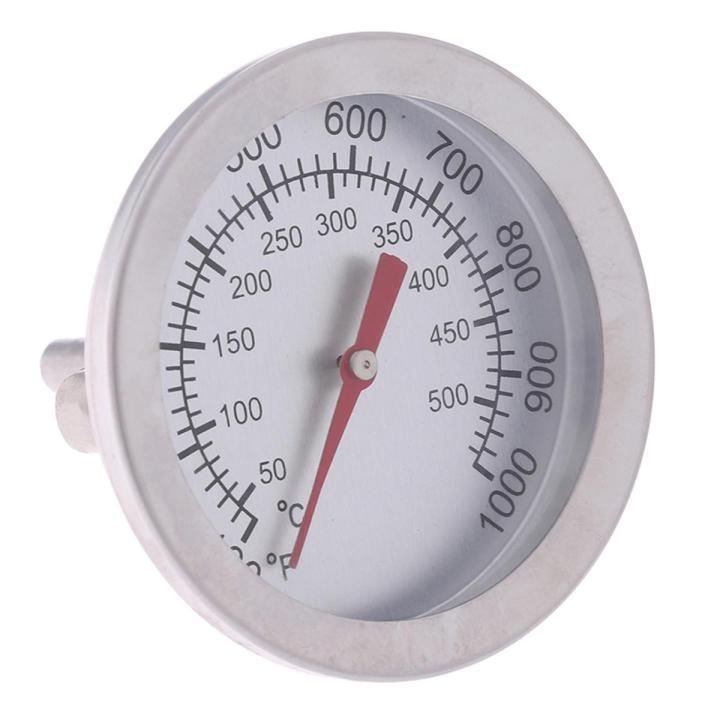 2× 2 Temperature Gauge Thermometer for Barbecue BBQ Grill