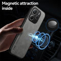 For Xiaomi Redmi Note 14 5G Soft Skin Feel Magnetic Phone Back Cover for 6.67 inches xiaomi redmi note 14 MI NOTE 14 5G Drop Resistant Luxury Leather Protective Cover. 