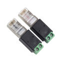 RJ45 To Rs485 Converter RJ45 Terminal Adapter Crystal Head To Terminal Block. 