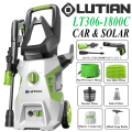 LUTIAN - LT306-1800C -  140 BAR HIGH CAR PRESSURE WASHER - 1800 WATTS -AUTO START - SELF PRIMING - PORTABLE- 2 IN 1 GUN ( LONG & SHORT). 
