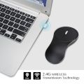 Wireless Mouse - Rechargeable 500 Mah Battery - Palm Grip - Mini Aluminum Alloy - Ultra Slim - Silent Click Mice – Scroll Wheel - Long Range Wireless Mouse - Chargeable Mouse - For PC, Laptop. 