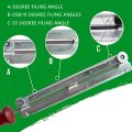 chainsaw sharpener-3x Round Files
1x Flat File
1x Hardwood Handle
1x Depth Gauge Tool
1x Screw On File Guide
1x Quick Check Gauge
1x Bar Groove Cleaner
1x Carrying Pouch-…. 