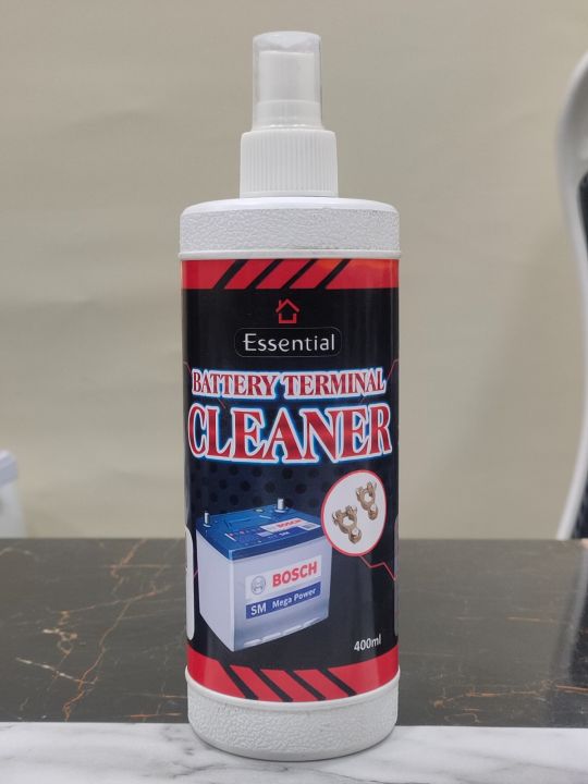 Essential’s Battery Terminal Cleaner/Cleaning Spray for Optimal Electrical Connectivity, Rust Protection and Corrosion Prevention and Extended Battery Life of Vehicles and Solar System 600ml