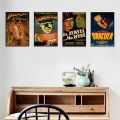 Old Movie Posters Classic Film Jaws Retro Kraft Paper Vintage Room Home Bar Cafe Decor Gift Print Aesthetic Art Wall Paintings. 