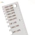 Stainless Steel Thickness Gauge Thickness Size Inspection Tool Welding Gauge. 