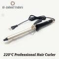 Hair Curler and Curling Wand Professional Series - Hair Curling Iron with Temperature Control. 