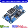 XL6009 DC-DC Adjustable Boost Converter Module Step-Up Power Supply 3.5V–32V to 5V–35V 4A High Efficiency by Electrica. 