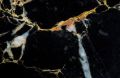 (60x200 CM) Black Marble High Gloss Vinyl Self Adhesive Wallpaper,Furniture Film Contact Paper. 