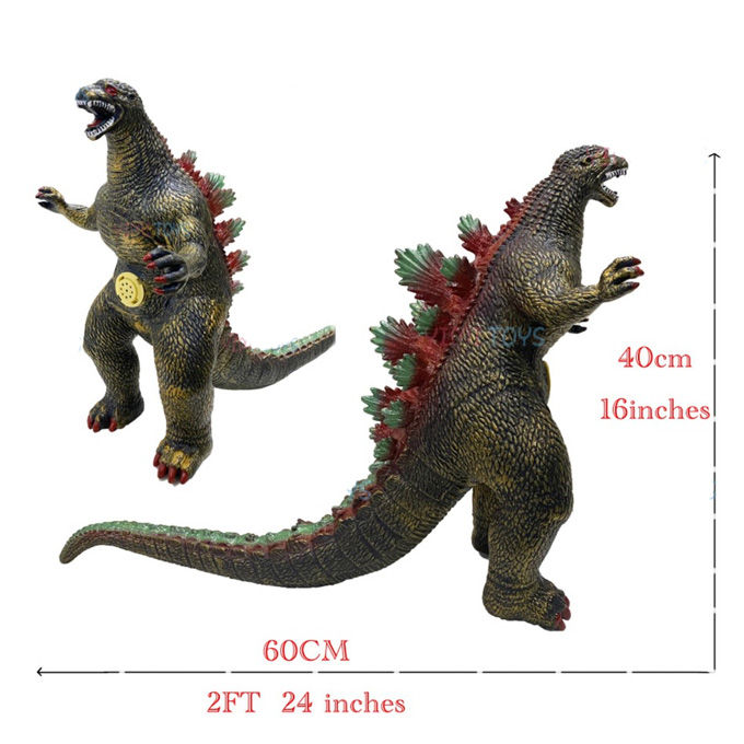 New Big Size Godzilla Action Figure Red and black