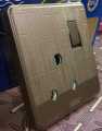 Power Plug 16A China Fitting Sheet China Switch Board Hero Metal Series. 