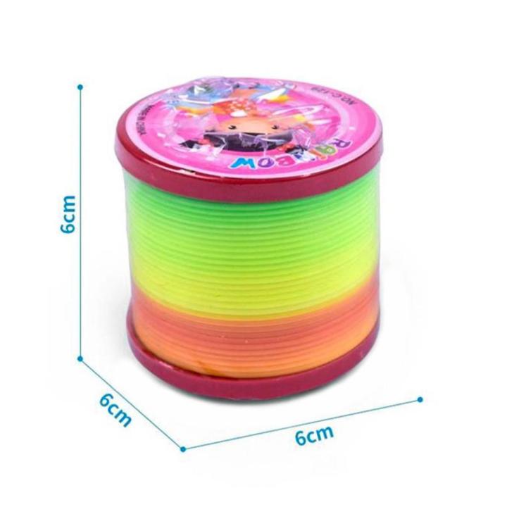 Magic%20Slinky%20Rainbow%20Color%20Spring%20Toy%20For%20Kids%20Boys%20and%20Girls%20Fun%20Bouncer%20Toys%20-%202.5%20inch%20-%20Image%202