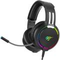 havit Gaming Headset RGB & Headphone Stand [2-in-1] Set, Desk Dual Headset Hanger Base with Phone Holder & 2 USB Port, Gaming Headphone with Mic for PS4 PS5 Xbox (TH650A,Black). 