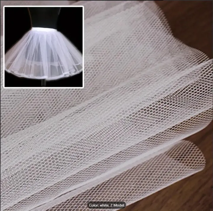 5%20Yards%20Unstitched%20Hard%20Net%20Cancan%20Fabric%20%E2%80%93%2058%20Inches%20Wide%20Premium%20Underskirt%20Net%20for%20Lehenga,%20Gowns,%20Bridal%20&%20Party%20Wear%20-%20Image%202