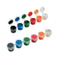 Mini Poster Paint kit for Kids, 6 Colours 3ML Each + 1 Brush (Random Small Paint Boxes). 