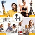 Wireless MIC Type C/IOS/Android/USB/AUX 3.5mm Mic K8/K9/K15/K35 Wireless Single/Double Microphone For Interview, Vlogging , Podcast. 