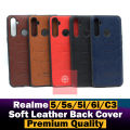 Realme 5 Back Cover | Realme 5i Back Cover | Realme 5s Back Cover | Realme 6i Back Cover | Realme C3 Back Cover Leather Type Soft Realme 5 Case For Boys. 