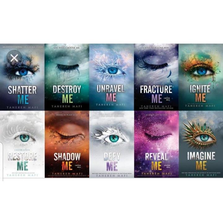 The whole shatter me series | Fantasy books to read,