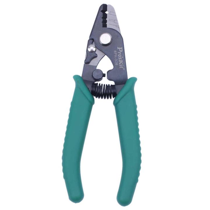 Pro'sKit Fiber optic cable stripping pliers Wire stripper (148mm) 8PK-326