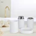 Bathroom Soap Dispenser Set Countertop Bathroom Accessories Set for Housewarming Hotel. 