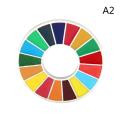 1 Pcs Enamal 17 Colors Sustainable Development Goals Brooch United Nations Sdgs Pin. 