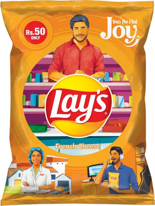 Lays French Cheese Rs. 50 - Pack of 24